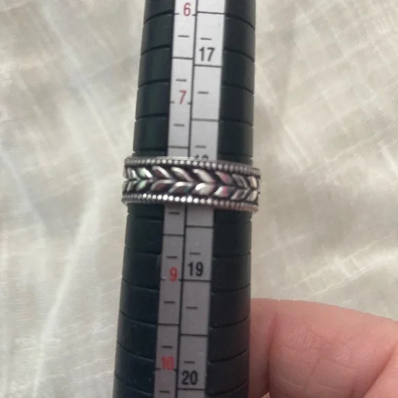 NEW Pink Quartz, 925 Silver, Antique Setting Ring, Size 8 - Picture 5 of 5